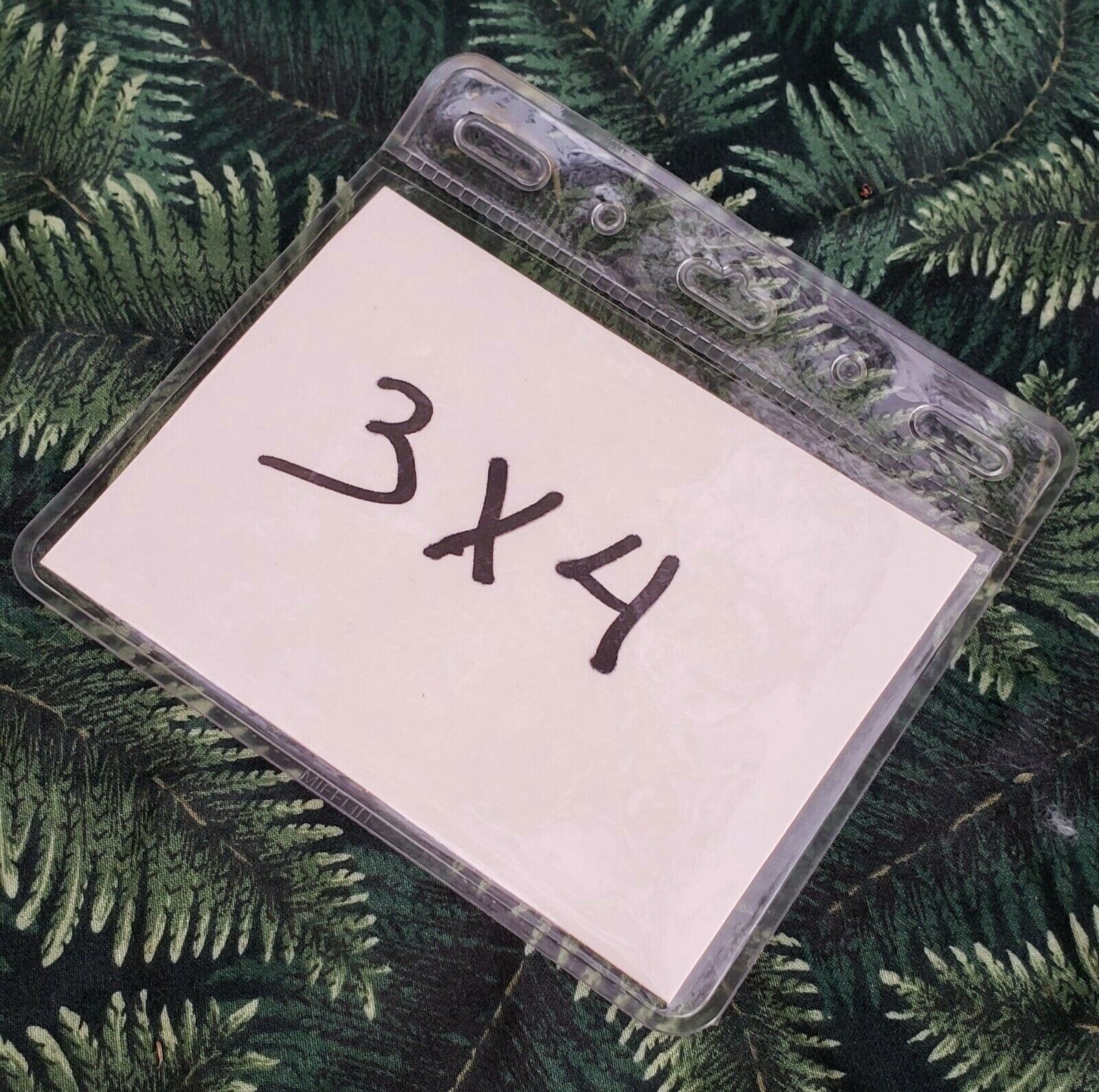 ID BADGE HOLDER Card Saver (2 pcs)-Protector~Horizontal 4″x 3″ (2 pcs)