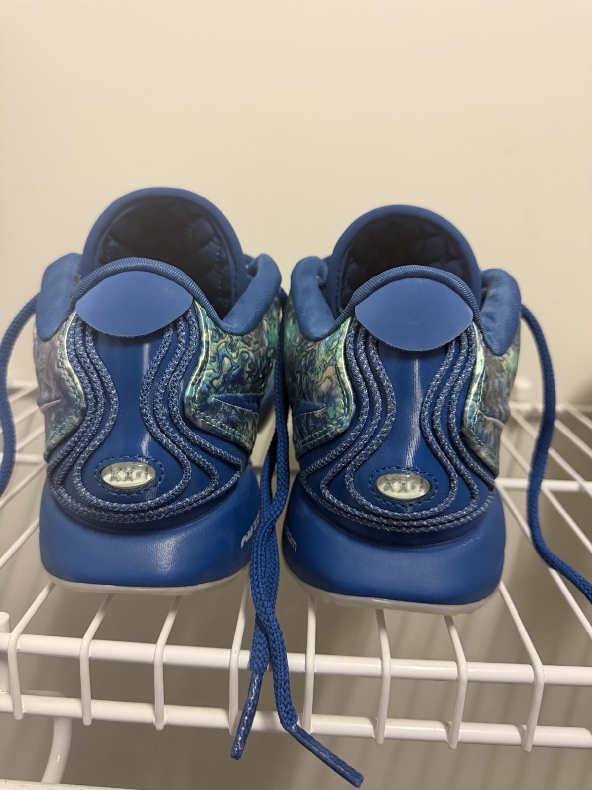 Nike LeBron James XXI 21 Abalone Size 10 Men’s Blue Green, (NO BOX, PRISTINE)