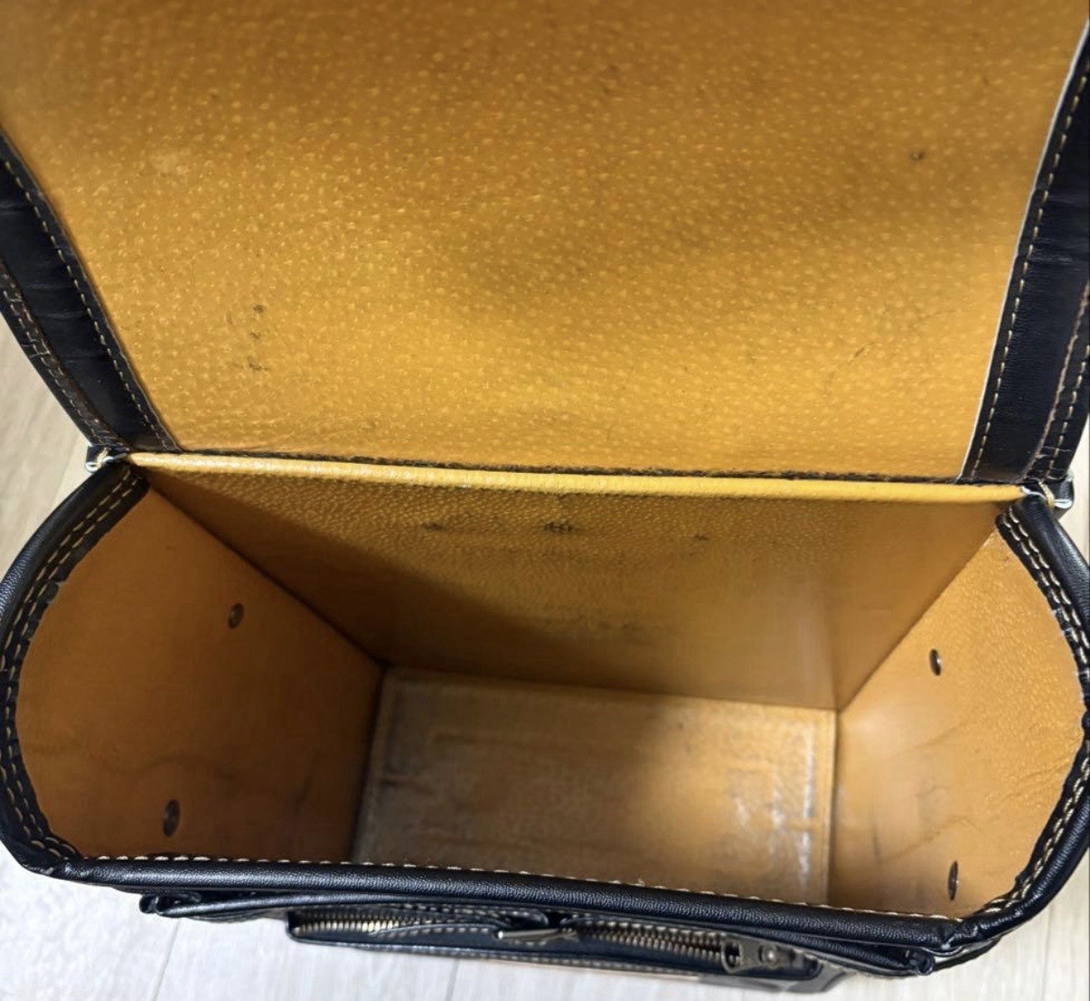 Randoseru Tsuchiya Kaban Genuine Leather Antique-Black : Japan School Bag SR-2
