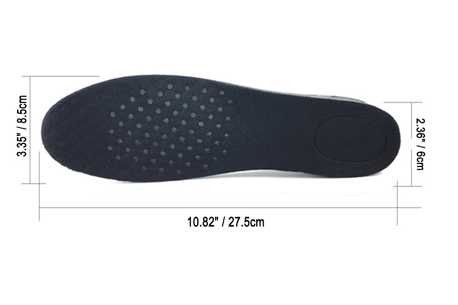 Height Increase Shoe Insoles for Men Women, 4-Layer 3.54 inch Shoe Lifts Pad …