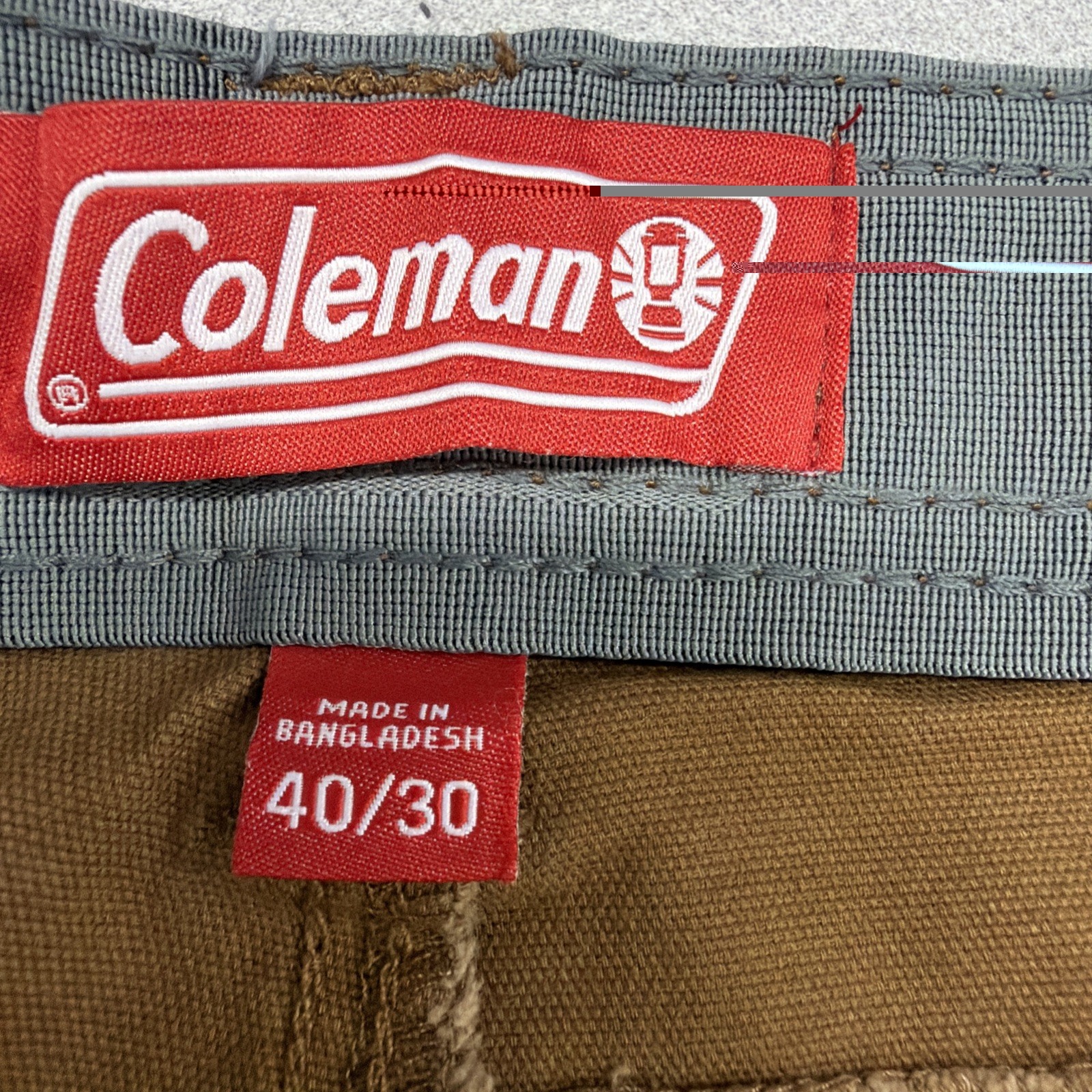 Coleman Men’s Durable Canvas Tear Resistant Utility Pants 40×30 Copper