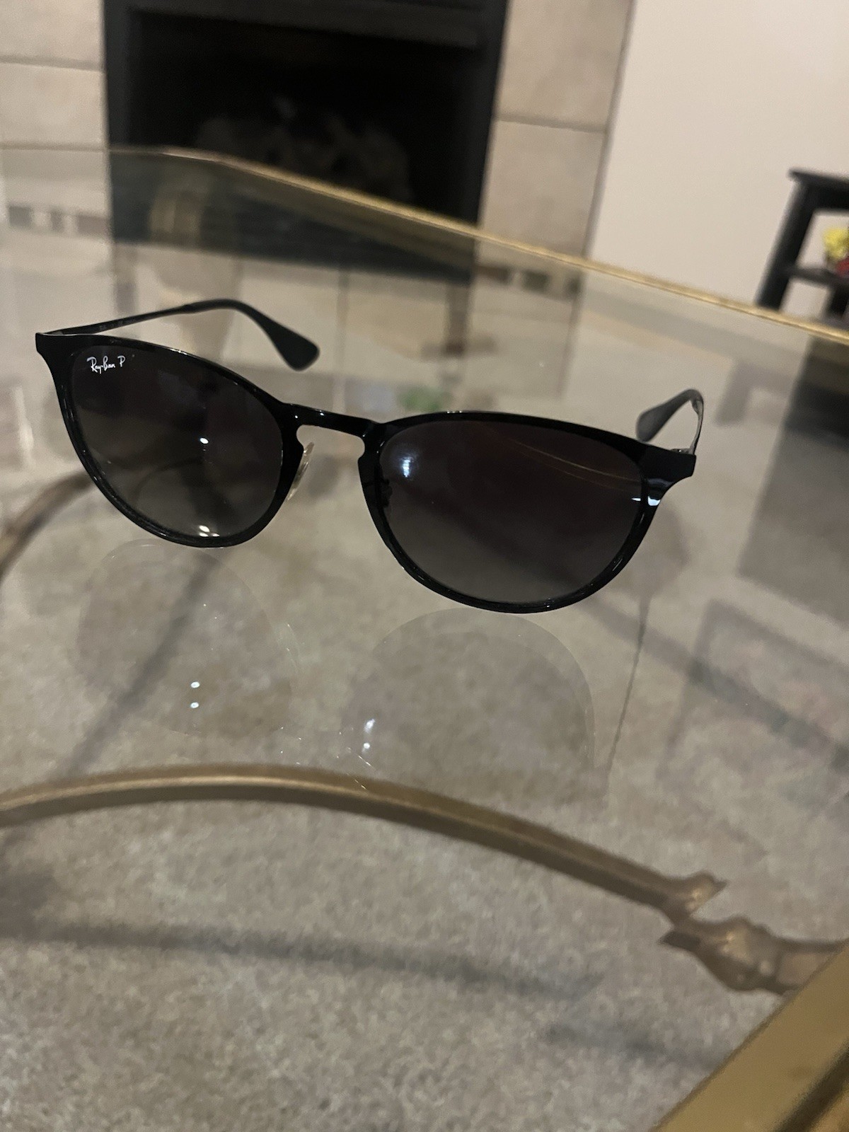 Ray Ban RB3539 Erika Metal Sunglasses Black