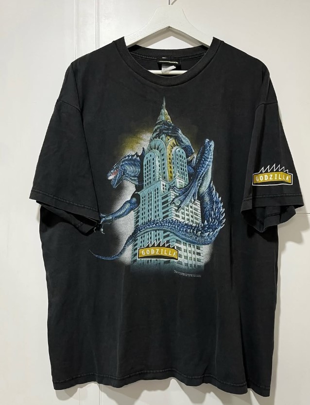 RARE!! Godzilla 1998 Vintage T-shirt Fans Gift Size S-4Xl Reprint