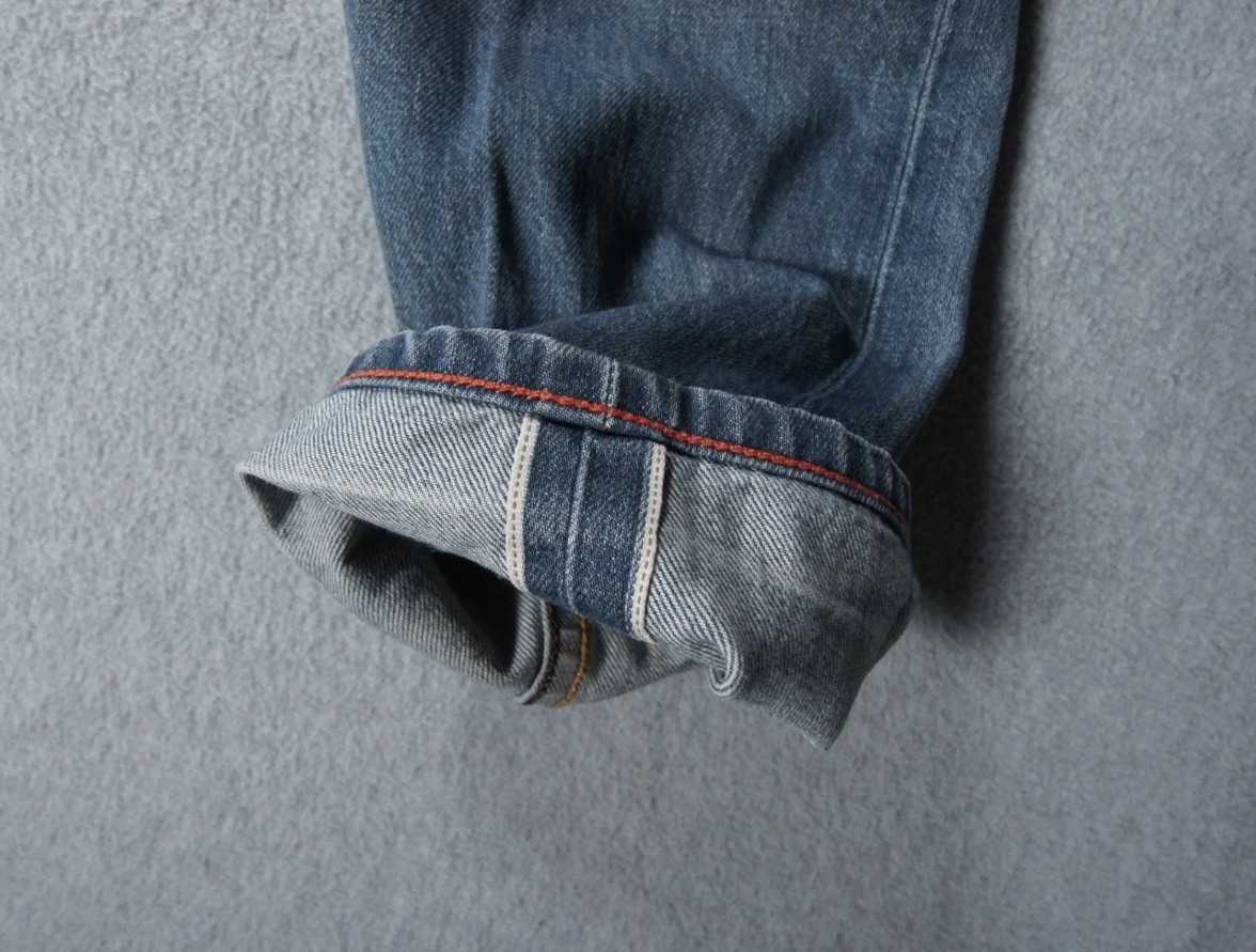 *RARE*Gustin Jeans #29 Sz. 31×32 Selvedge Straight Light Italy 11 oz fit 29×32