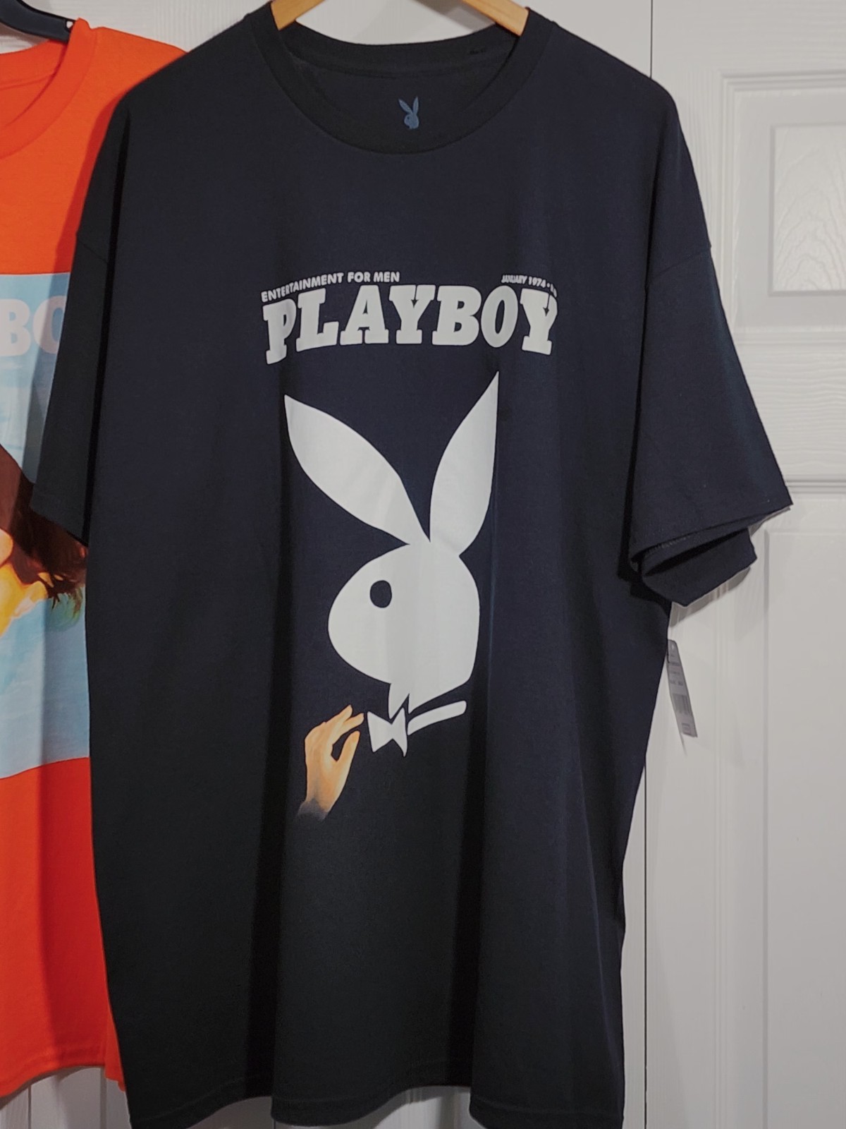 Playboy short sleeve graphic tee lot of 2 orange black t-shirt bundle mens 2XL
