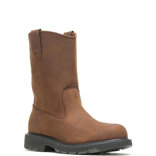 WOLVERINE MENS DD WORK WELLINGTON INDUSTRIAL AND CONSTRUCTION BOOTS – SIZE 11 XW