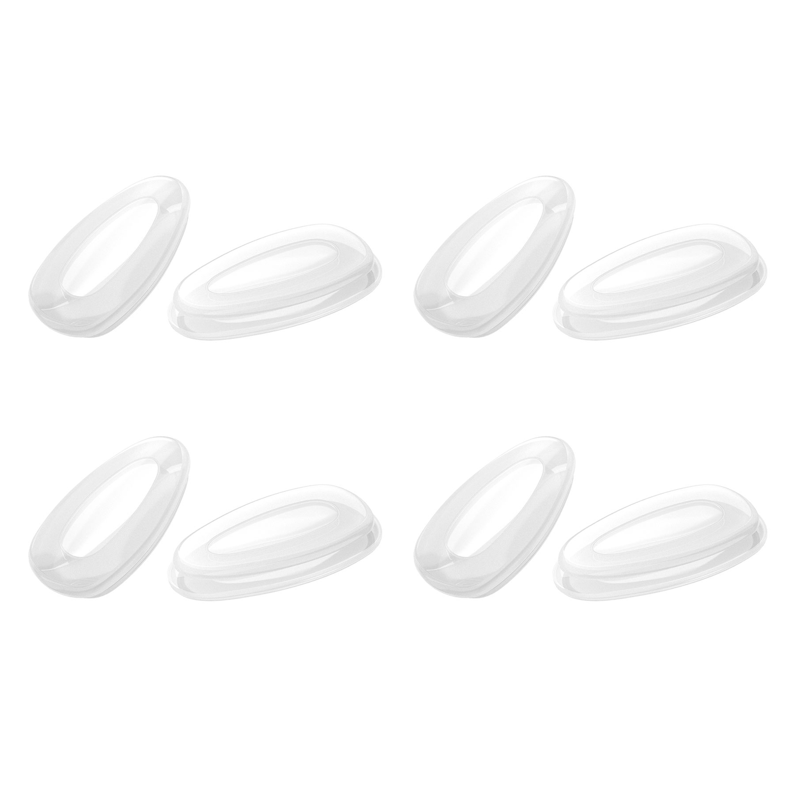 Silicone Replacement Crystal Clear Nose Piece For-Oakley Gauge 3.1/ Tincan