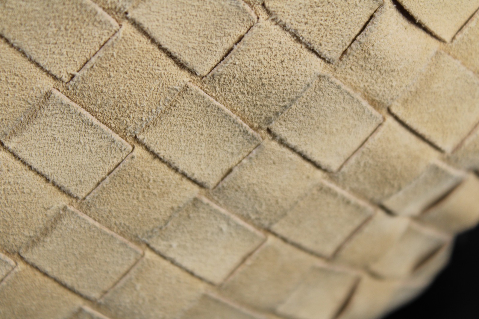 BOTTEGA VENETA Sand Beige Intrecciato Suede Medium JODIE Hobo Shoulder Bag