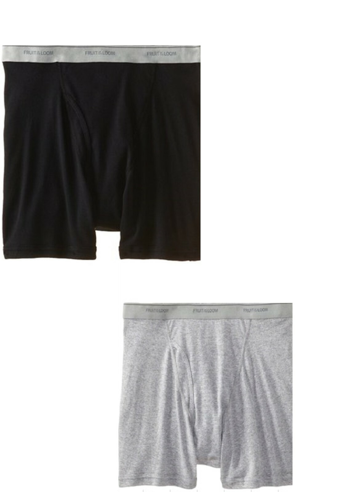 Fruit of the Loom Men’s Tagless Big Man Boxer Briefs Underwear(Pack of 2)