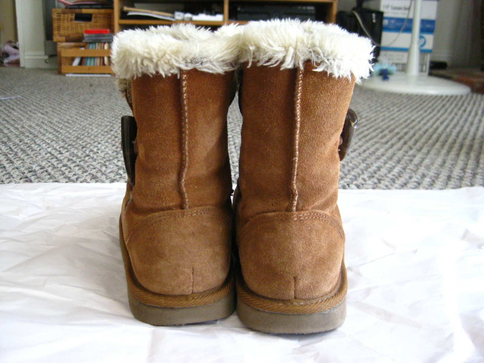 Style & Co. TinyTan Women´s Suede Winter Boots sz 6