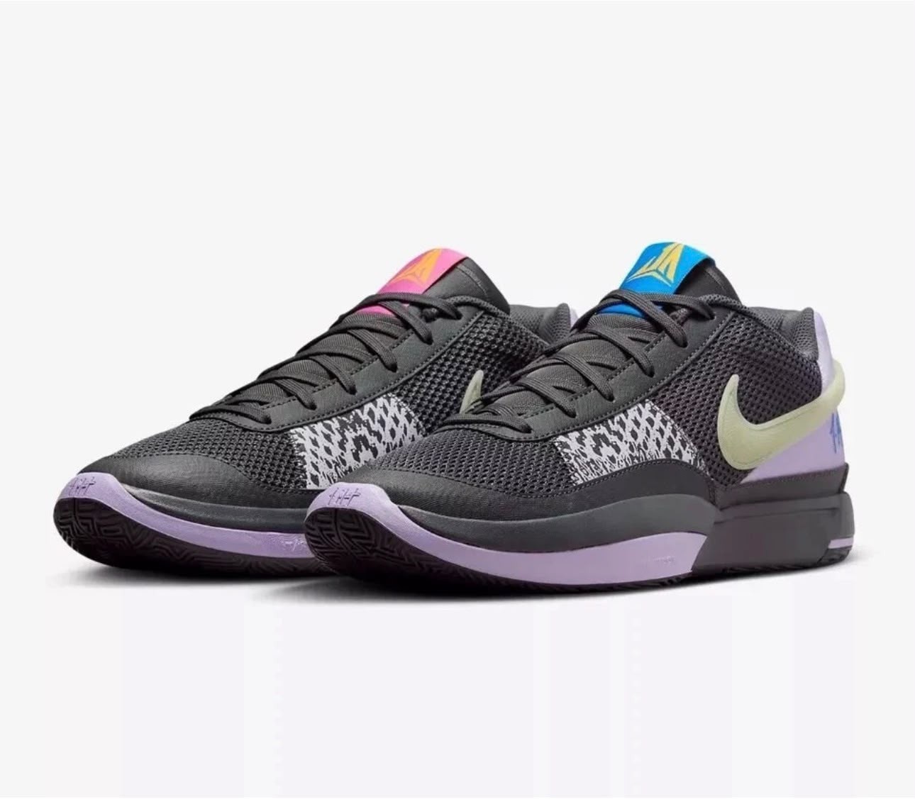 Nike Ja 1 Men’s Size 9 Iron Grey/Multi-Color FQ4796-001 No Box Worn Once