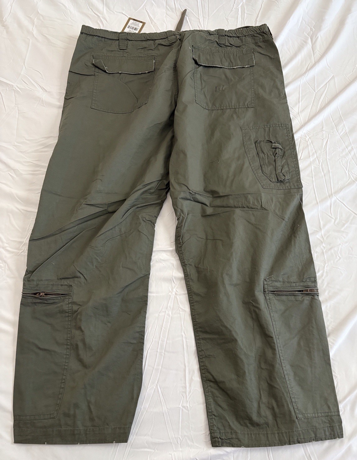 Military Mil-Tec Multi Pocket Tactic Cargo Pants OD Green 2XL 11502001 NWT Army