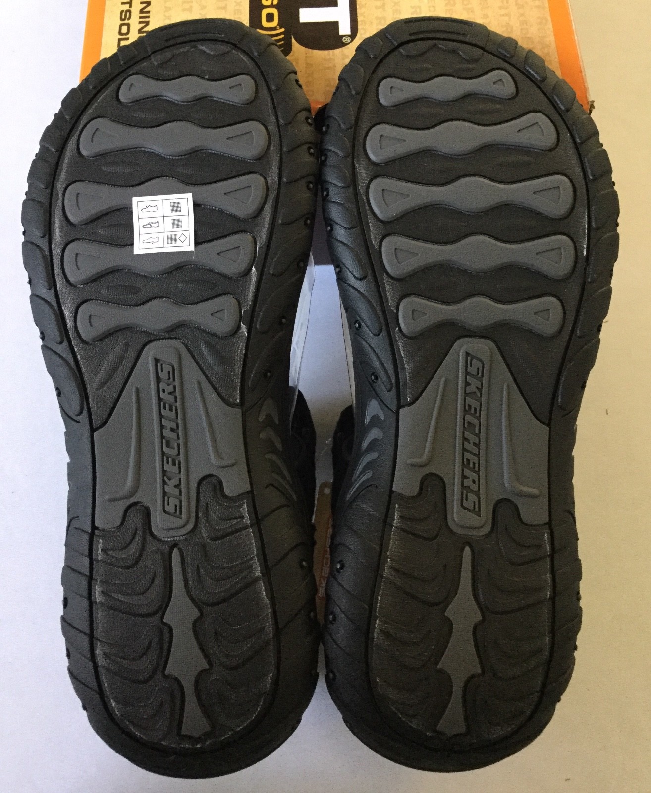 Skechers Men’s Reggae Tulo Sandals 65524 BLK Black Size 12