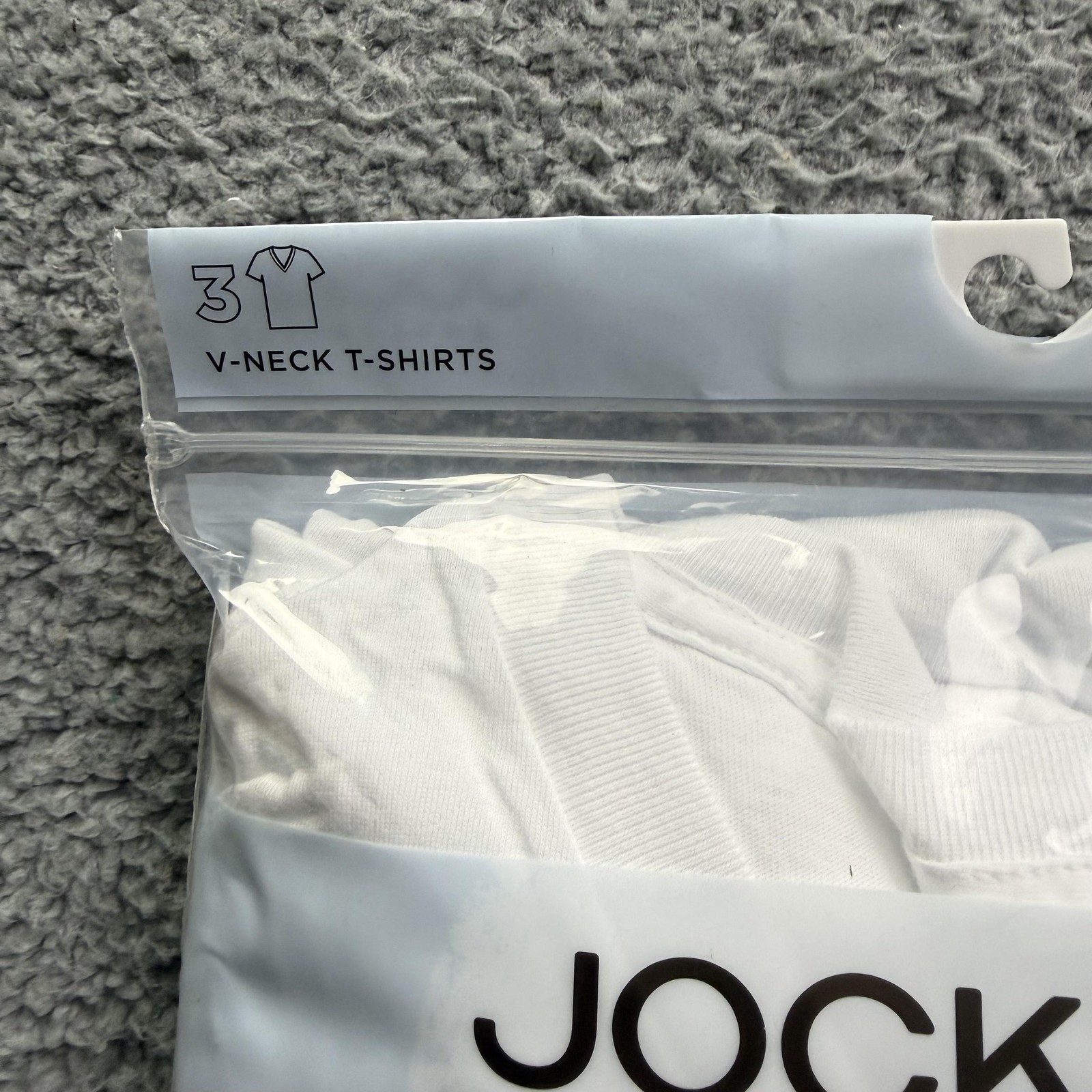 Jockey Generation Shirt Mens Small S 34-36 White 3 Pack V-Neck StayNew Cotton