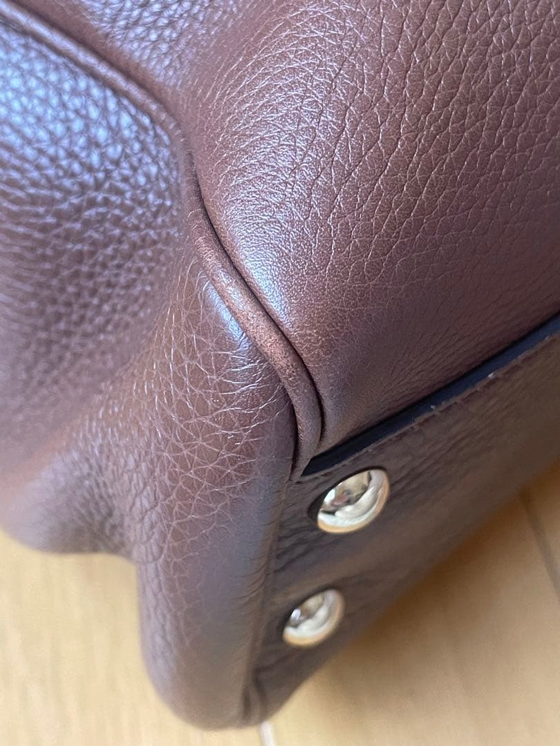 Vintage GUCCI Bamboo 2WAY Bag Gift Present 0611b