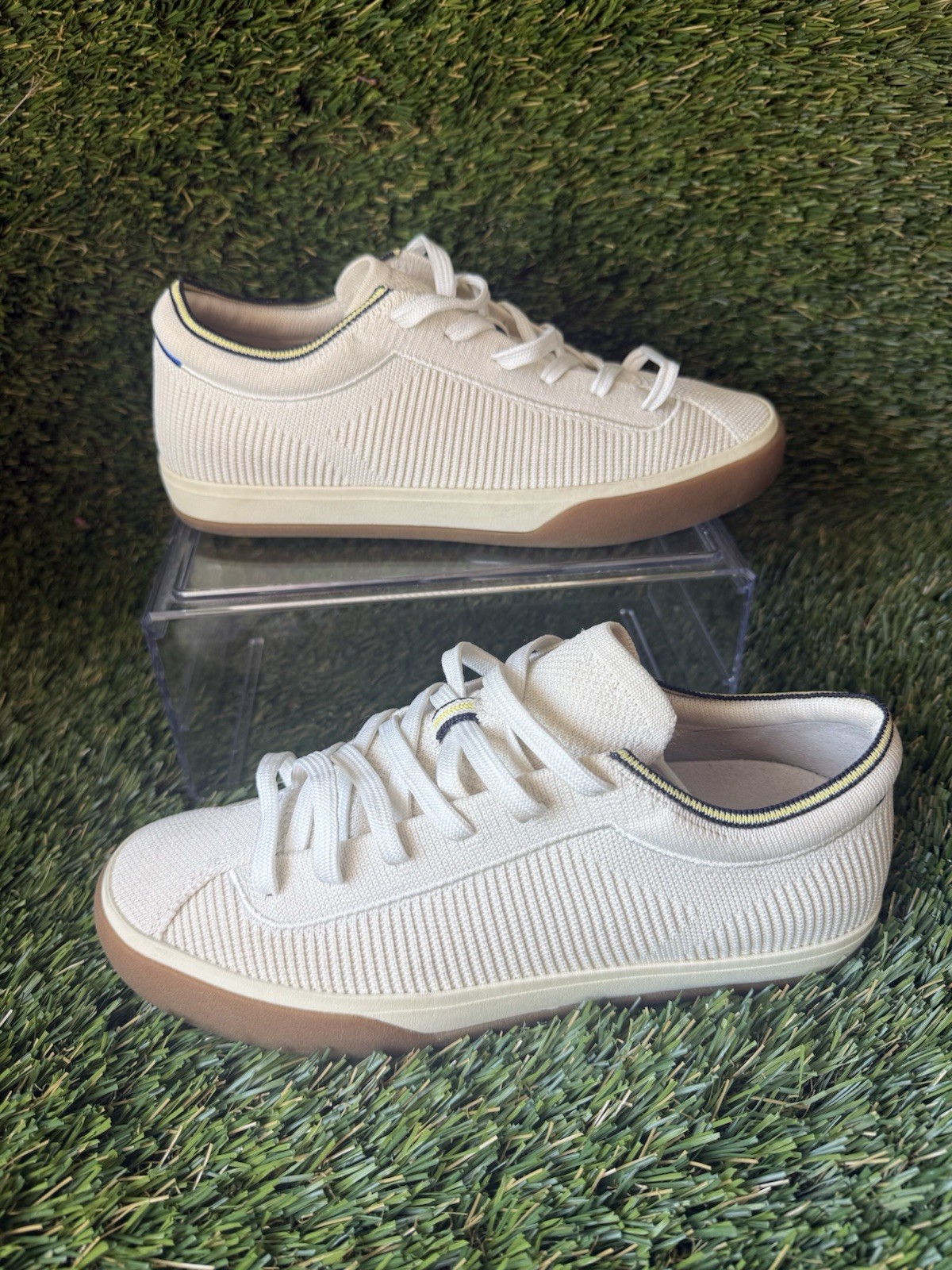 Rothy’s Women’s Sneakers Size 8 Creme Color Retail $149.00 NWT No Box