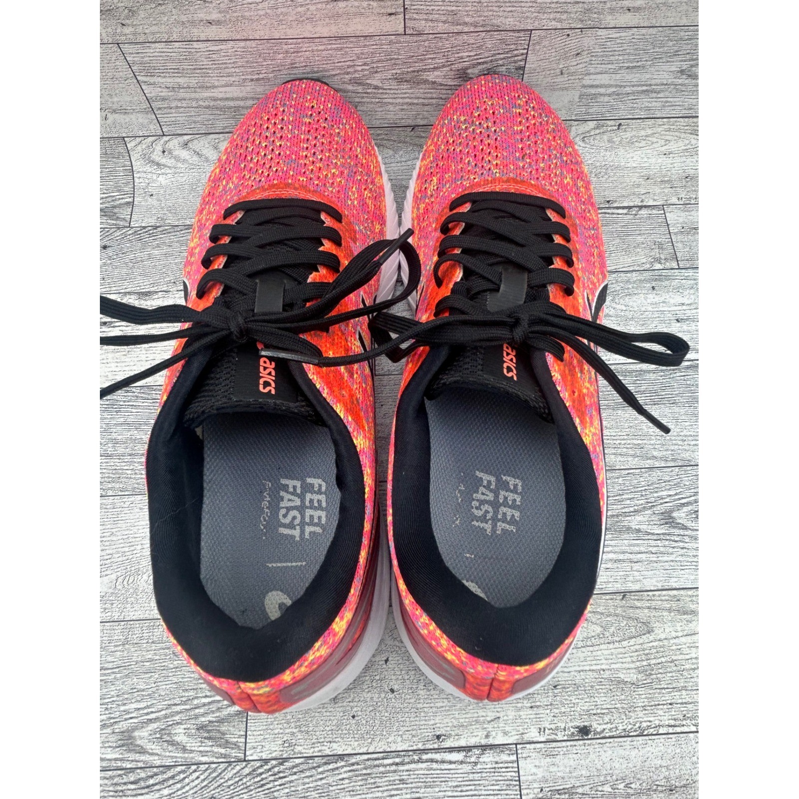 Asics Gel-DS Trainer 25 Women Sz 11 Running Shoes Pink Orange Multi 1012A579