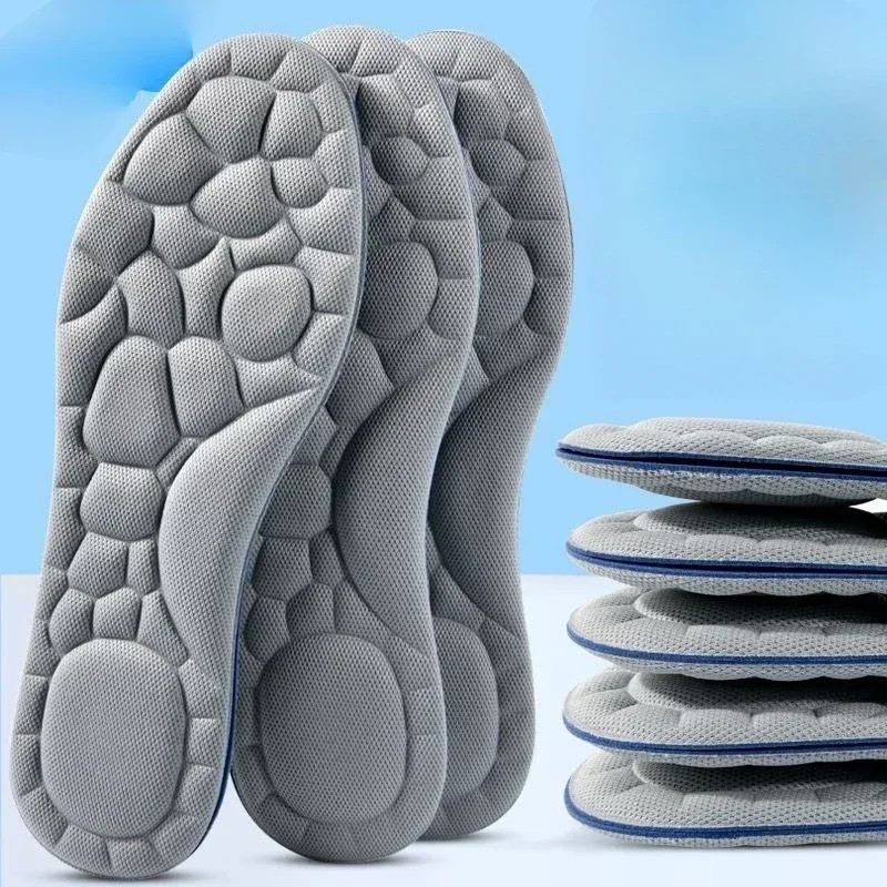 10/2PCS Unisex Massage Insoles Super Soft Sports Running Shoes Insole Arch Suppo
