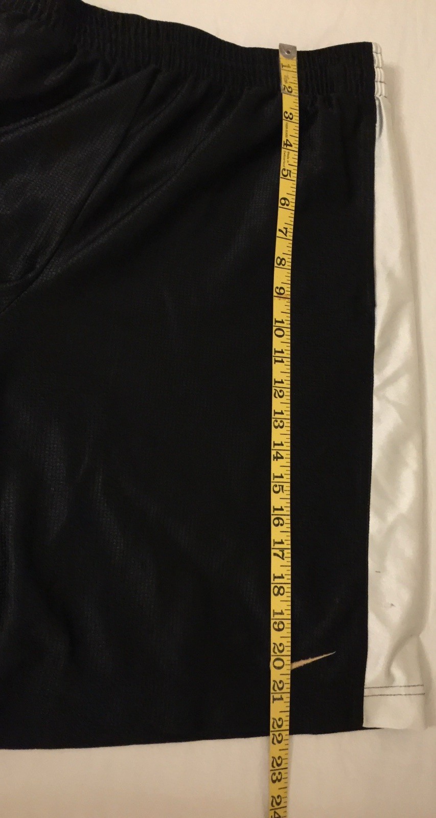 Men Nike XL Black Basketball Shorts Casual Elastic Waist 207630-022 Dazzle -Spot