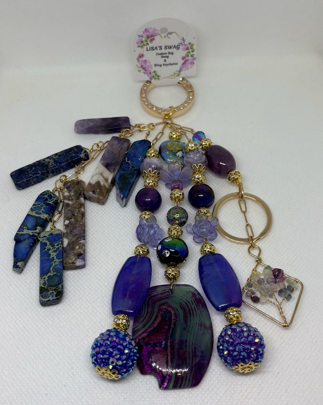 Purse Charm✨Bag Charm✨Bag Swag✨Handmade Bling Keychain✨Handbag Jewelry✨NWT