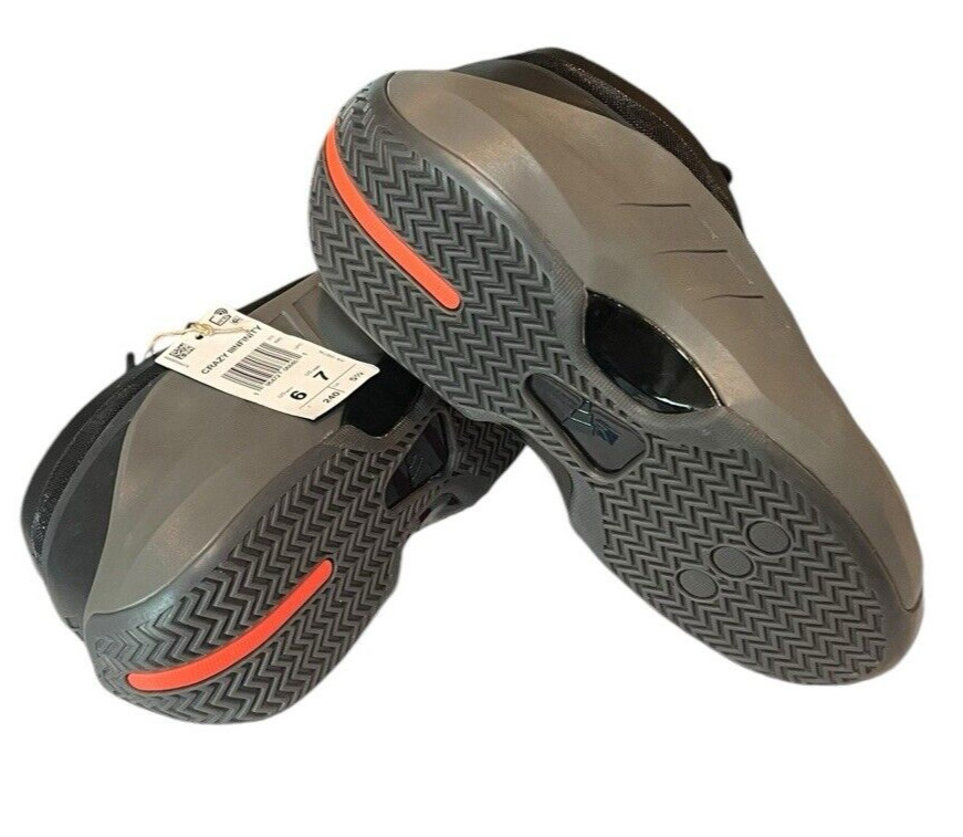 Adidas Originals CRAZY IIINFINITY (CHARCOAL/BLACK) Men’s Shoes IG6156 Size 6