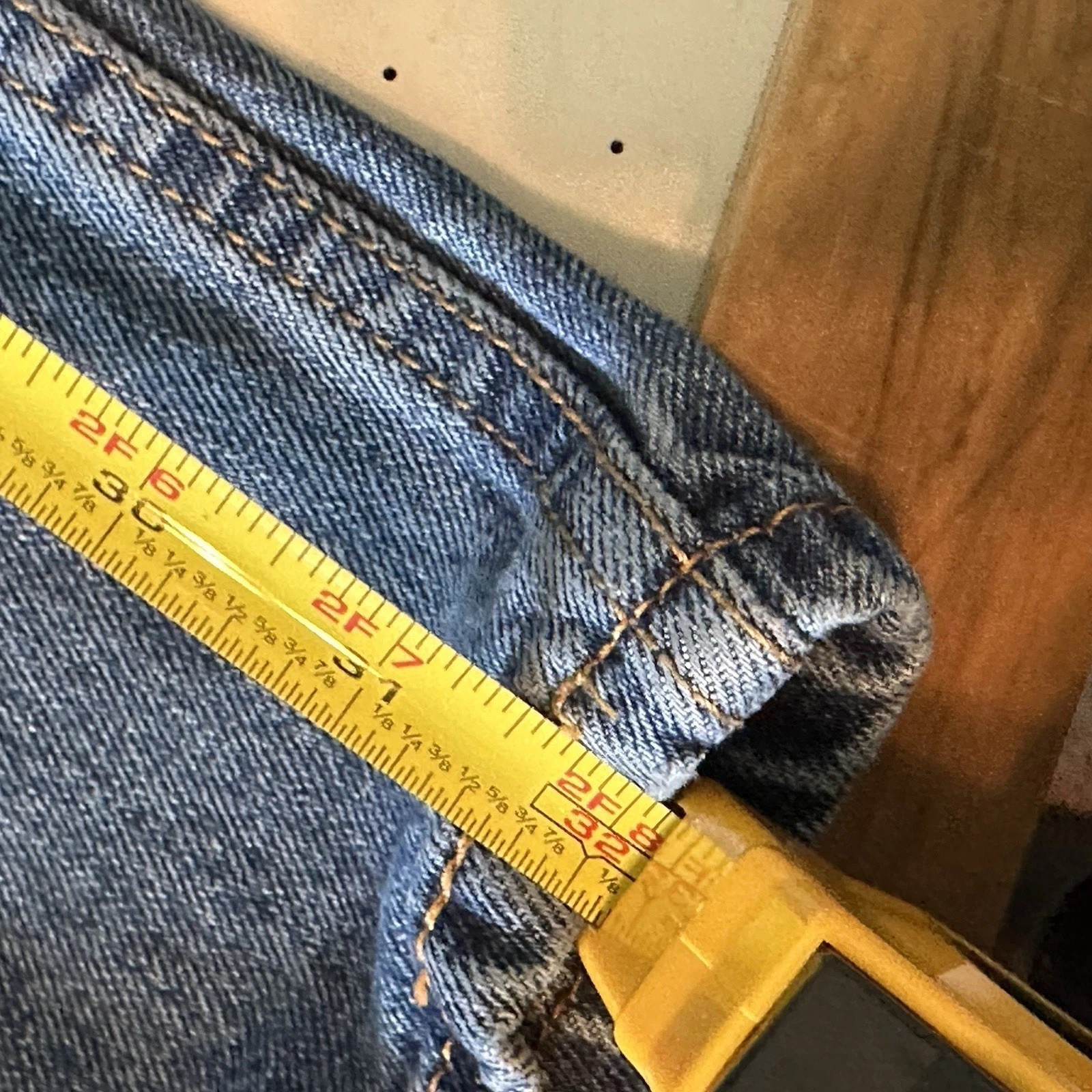 Levi’s 505 Regular Fit Jeans Men’s 38×30 Blue Straight Leg Denim Classic