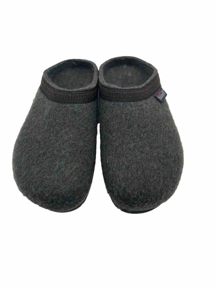 Stegmann Mens Wool Clogs Poly Sole Marone Size 10