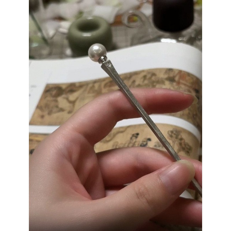 Chinese Hairpin Elegant Bun Pin Traditional Hair Stick Women Hair Accessory