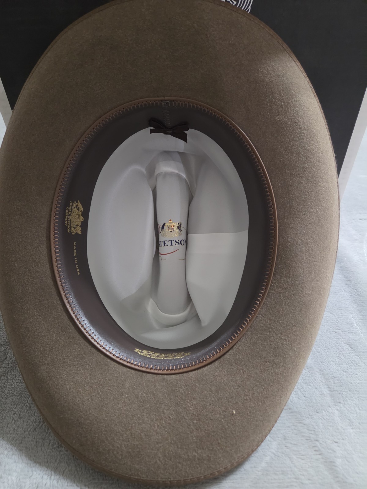 Stetson Open Road 6X Fur Felt Hat 7 1/8 Brown Mix Western Cowboy w Box USA