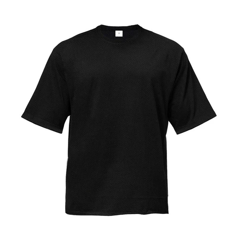Men’s Gym T-Shirt Oversized Mesh Quick Dry Workout Running Fitness Training Tee