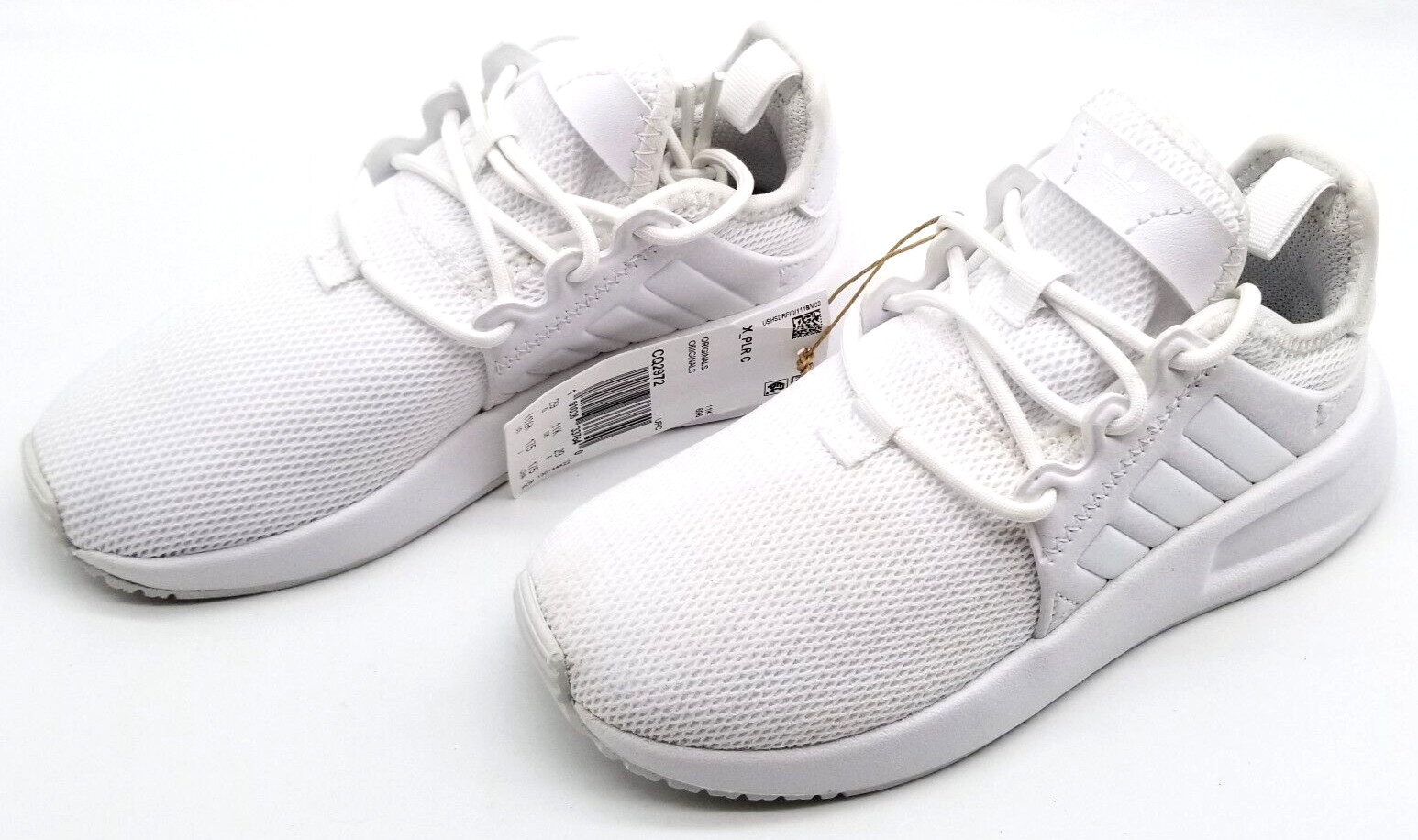 adidas X_PLR C Casual Sneaker Little Kids Size 11.5 K White Low Top Walking