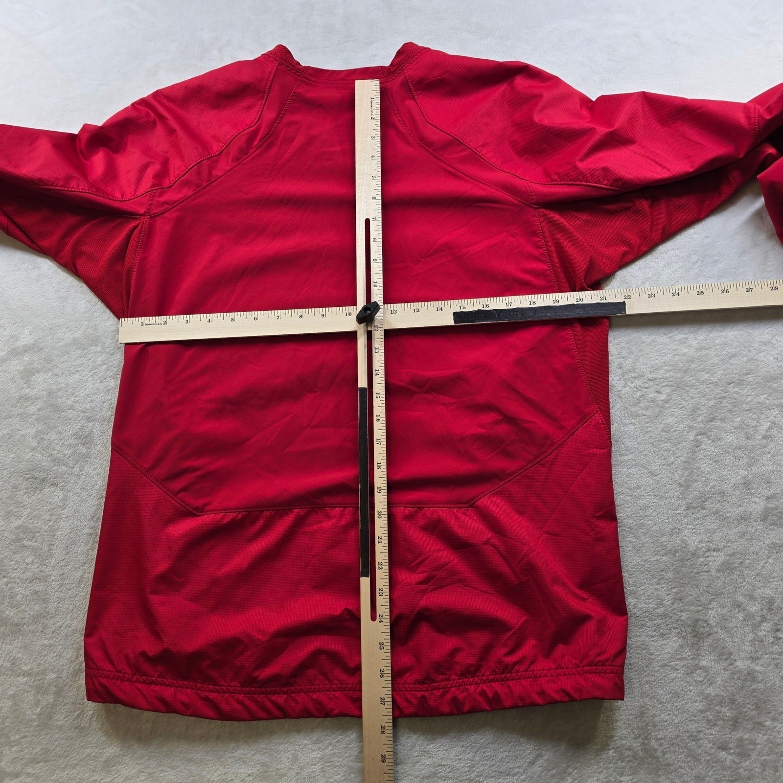 Nike St Louis Cardinals Dri-FIT Pullover Windbreaker Mens Medium Red MLB Jacket