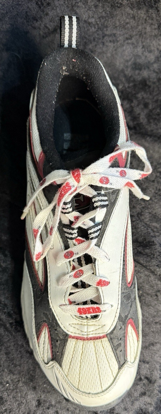 San Francisco Sf 49ers NFL Game Day Shoes Size 10 D Vintage 90’s w/49er Laces!