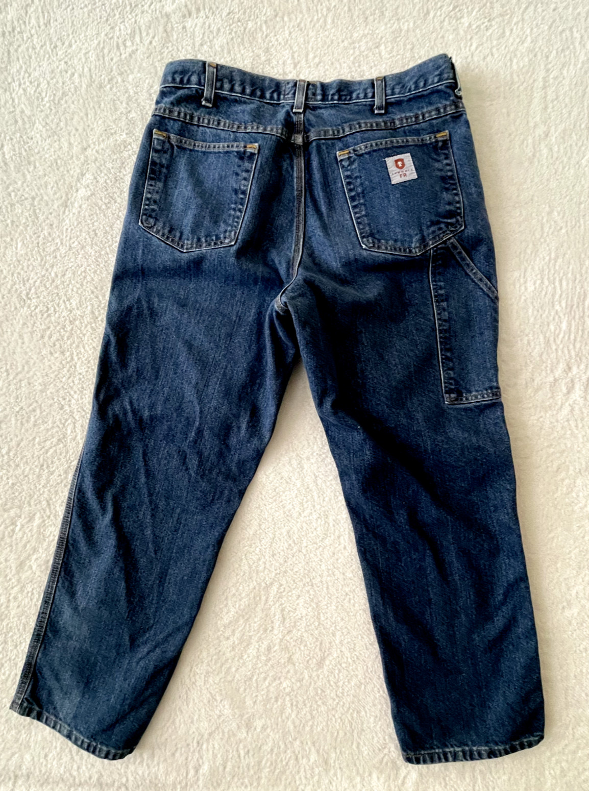 Tyndale FR Flame Resistant MENS F290T Cotton Denim Blue Jeans SIZE 34×29 USA