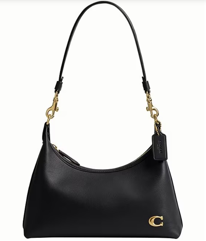 NWT COACH Juliet Shoulder Bag Crossbody Leather CW640 Gold-toned / Black