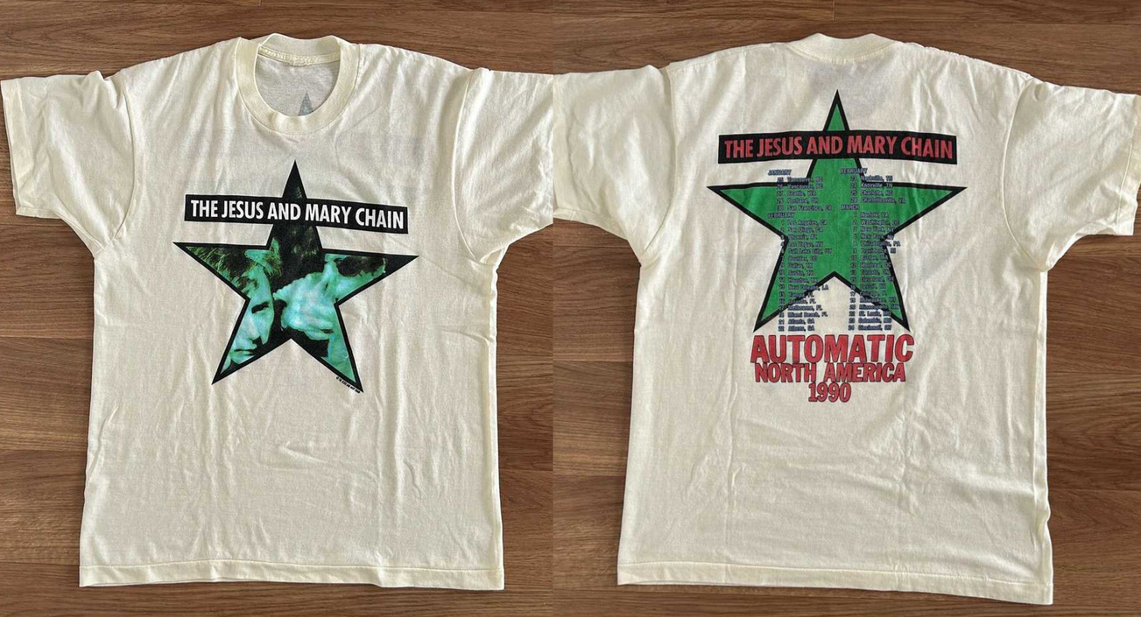 Vinatge The Jesus And Mary Chain Band Tour T-shirt Size S to 5XL NZ742