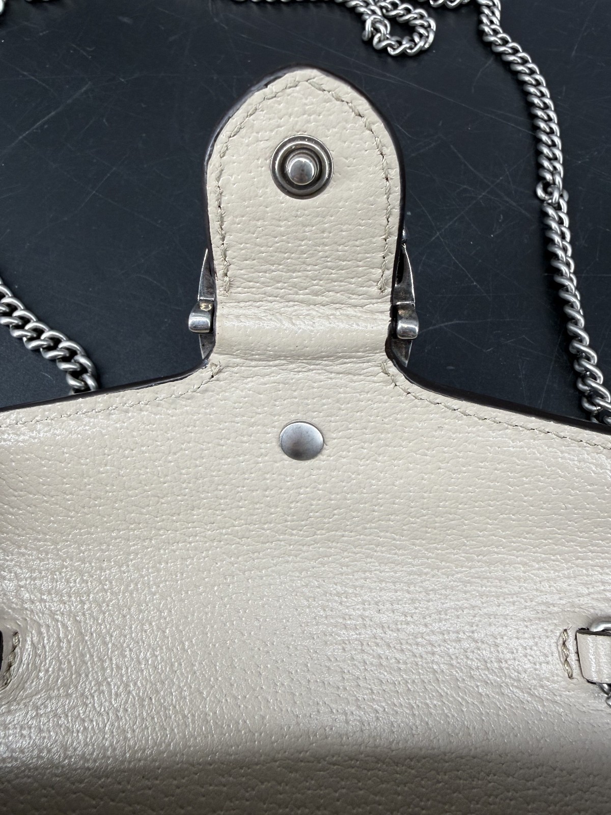 Gucci GG Supreme Monogram Super Mini Dionysus Shoulder Bag Beige Oatmeal