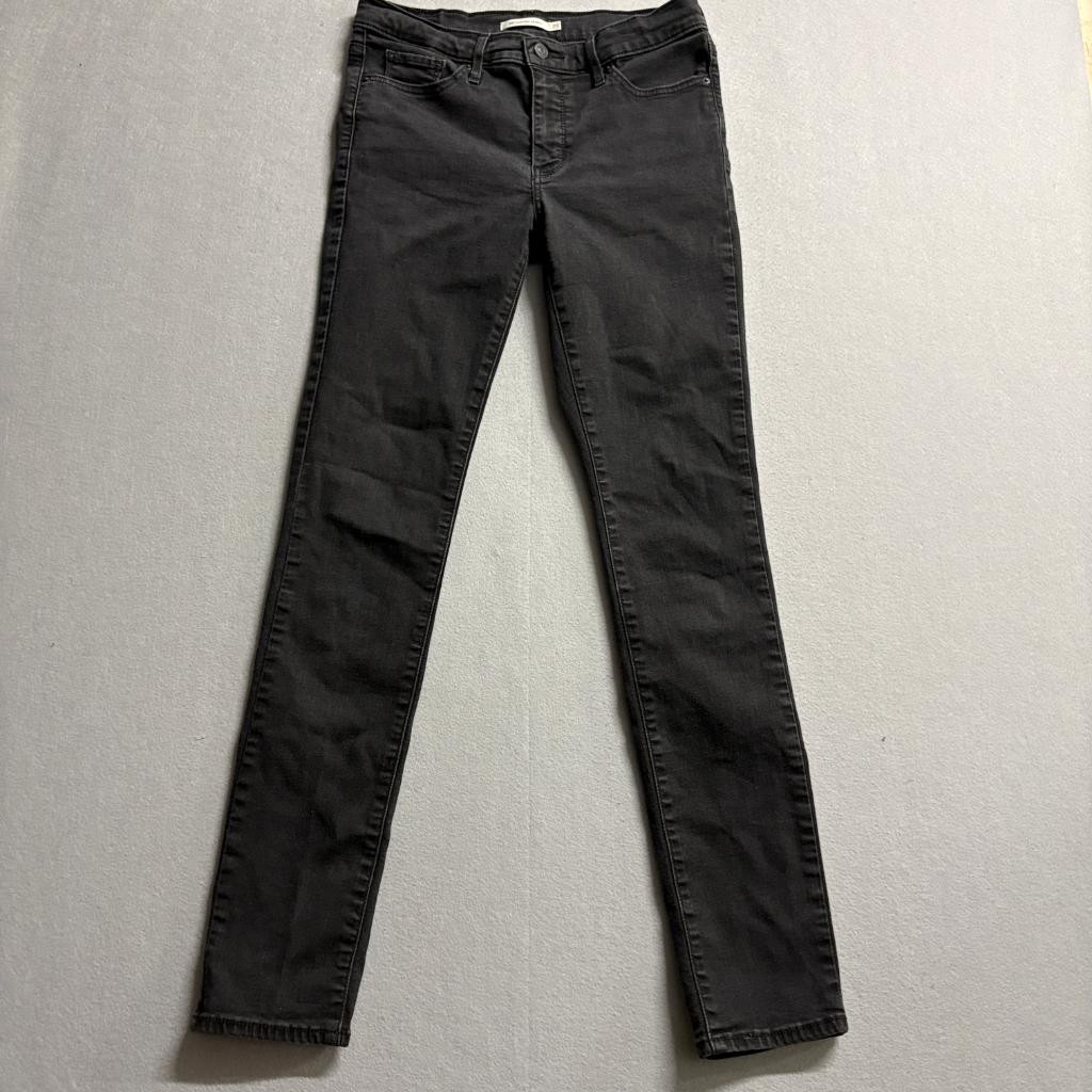 Levi’s 311 Shaping Skinny Jeans Womens Size 29×32 Black Denim Stretch Pants