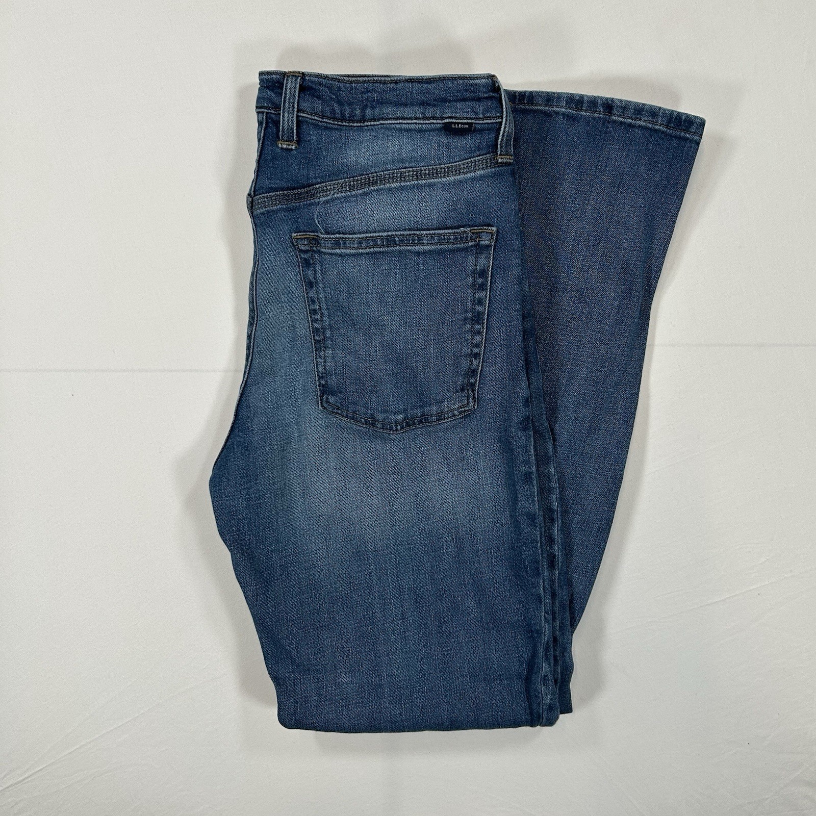 LL Bean Men’s Vintage 1912 Standard Straight Leg Jeans/32×32 – Blue Denim