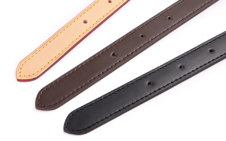 Real Leather Replacement Extension Strap Vachetta Natural Cowhide 3-Colors
