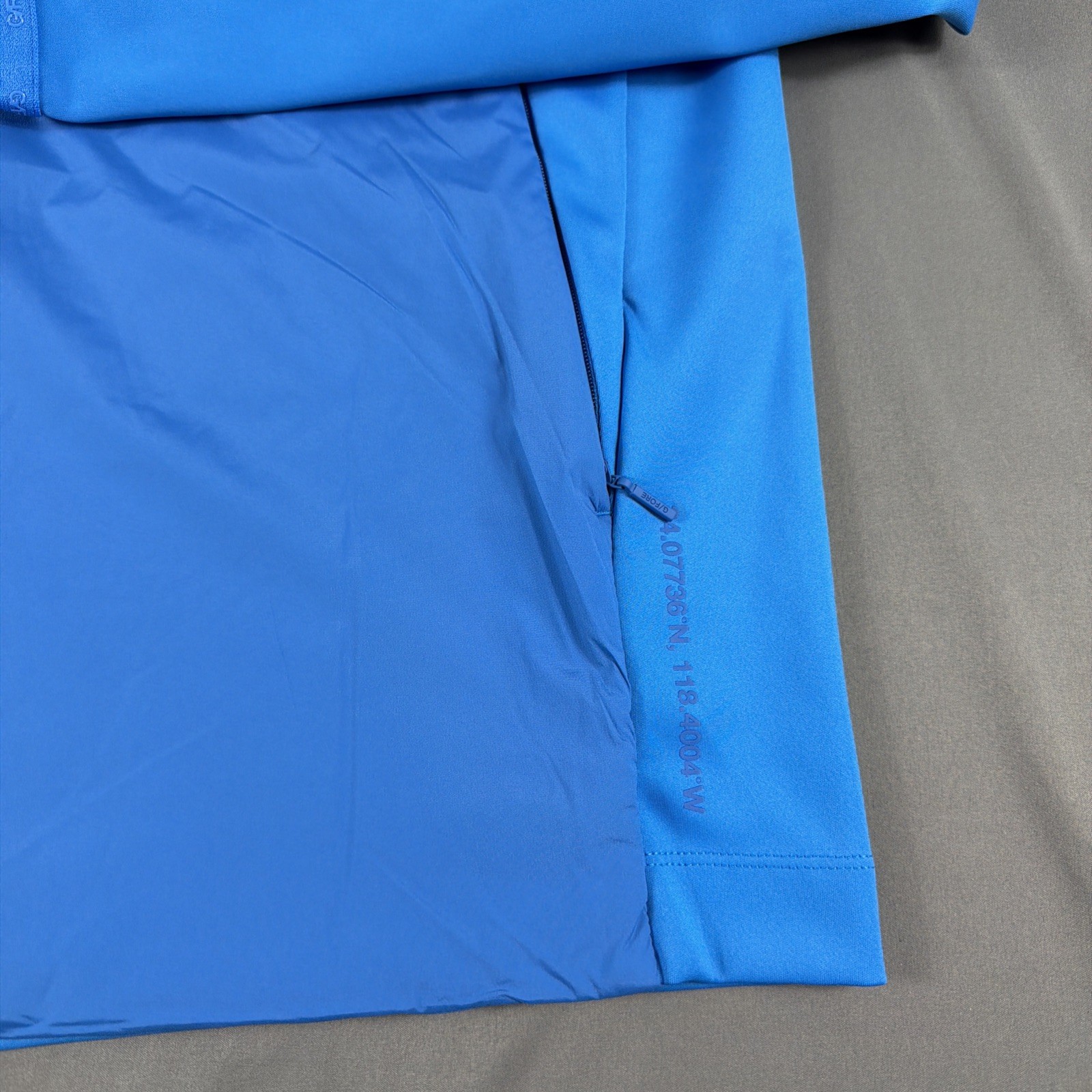 G/Fore G4 Golf Jacket Sleeve Logo Large Racer Blue Nylon Polyurethane MSRP $360