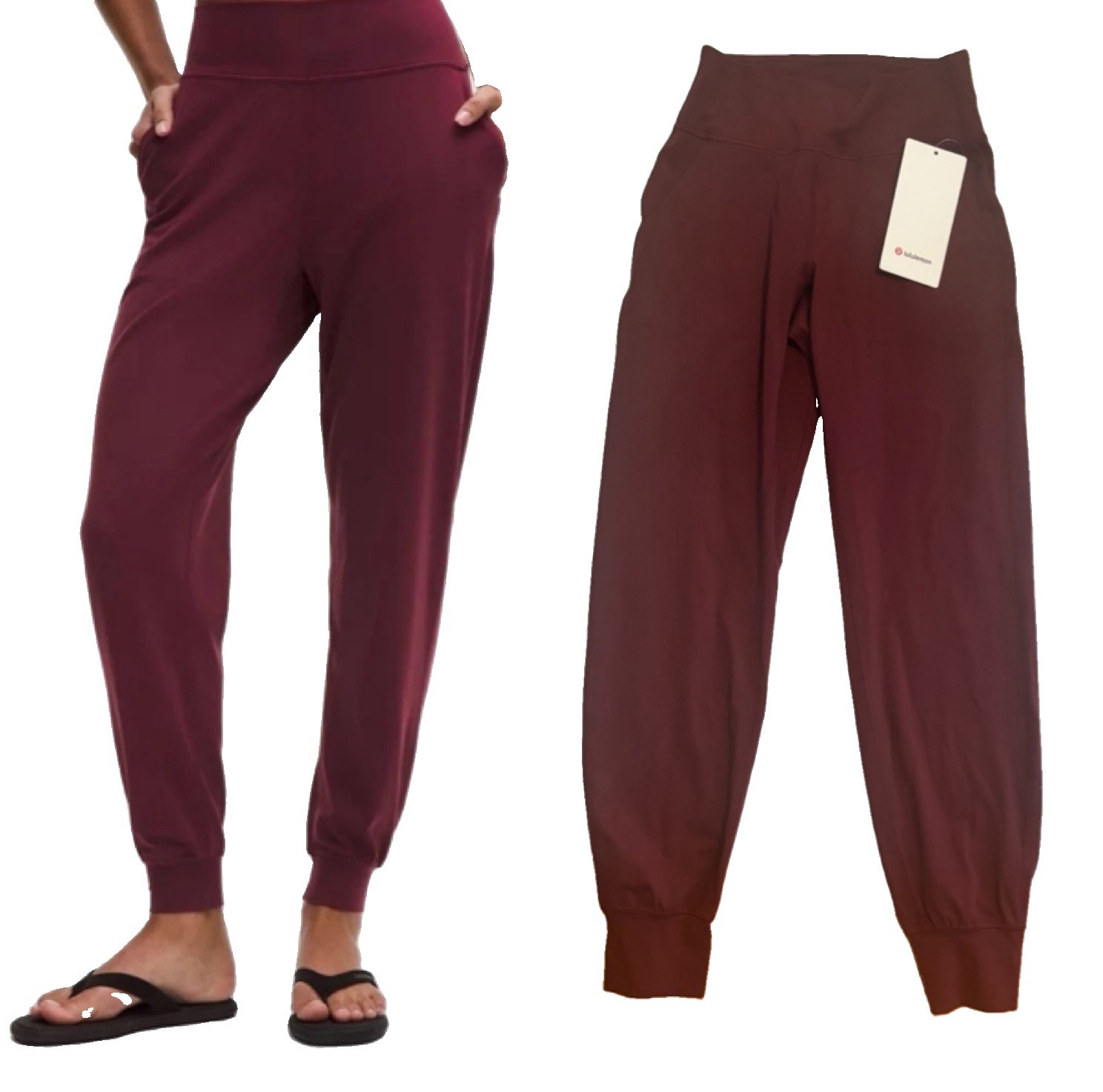 🍒 New! Lululemon Sz 4 Align High Rise Jogger 28″ Red Merlot Burgundy Nulu NWT