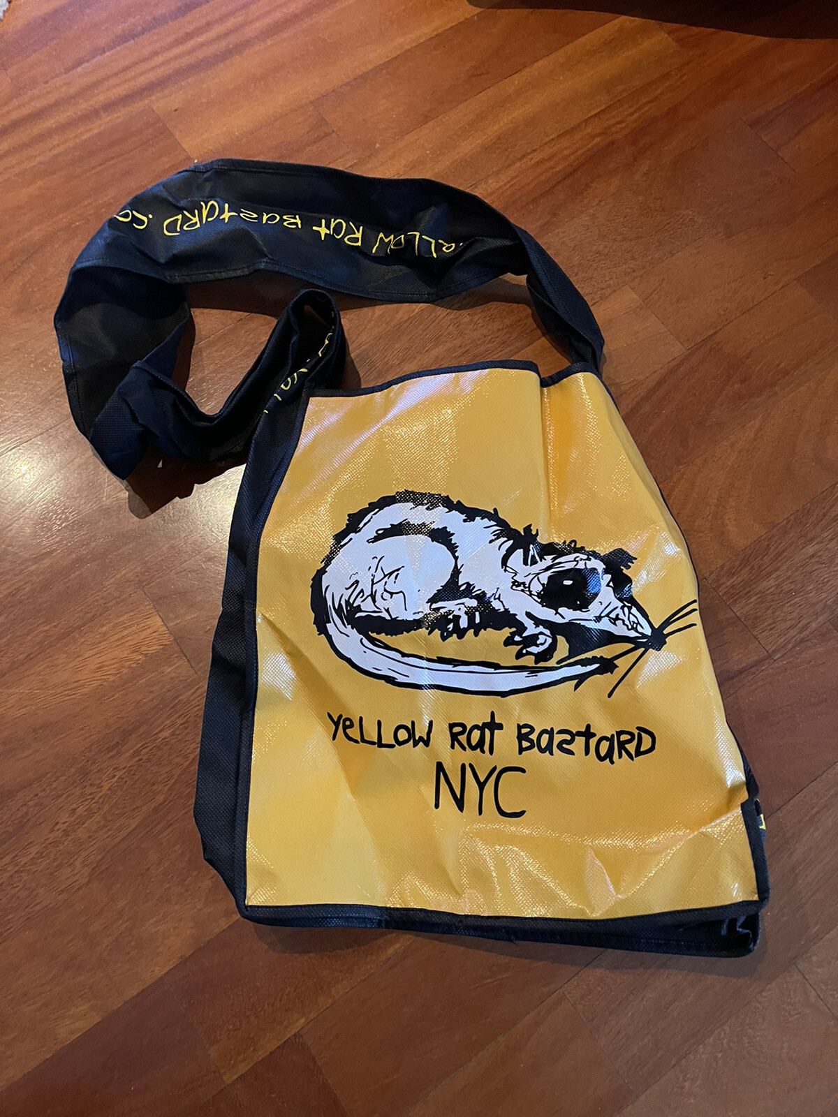 Yellow Rat Bastard New York Vintage Shopping Bag Re-usable Borsa Riutilizzabile