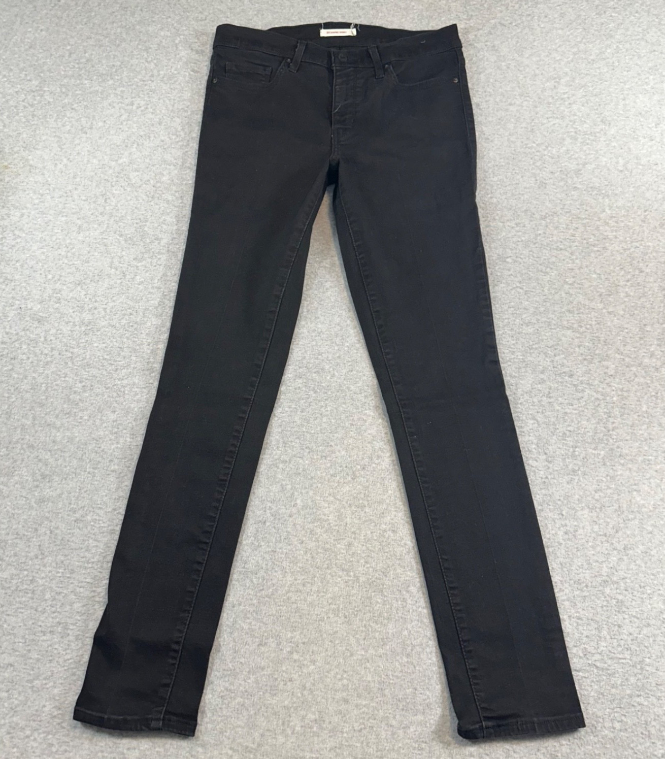 Levi’s 311 Women’s Size 31 Shaping Skinny Denim Jeans Black Stretch Preppy