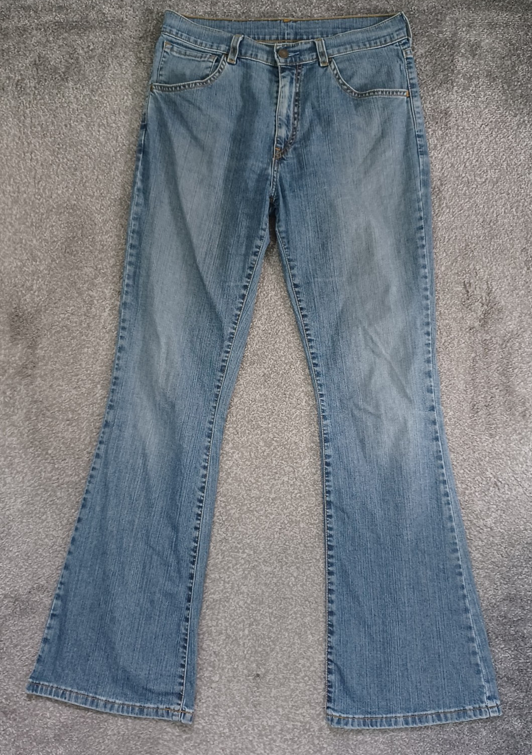 Levi’s 525 Jeans Mens W31 L32 Blue Stonewash Bootcut with Stretch