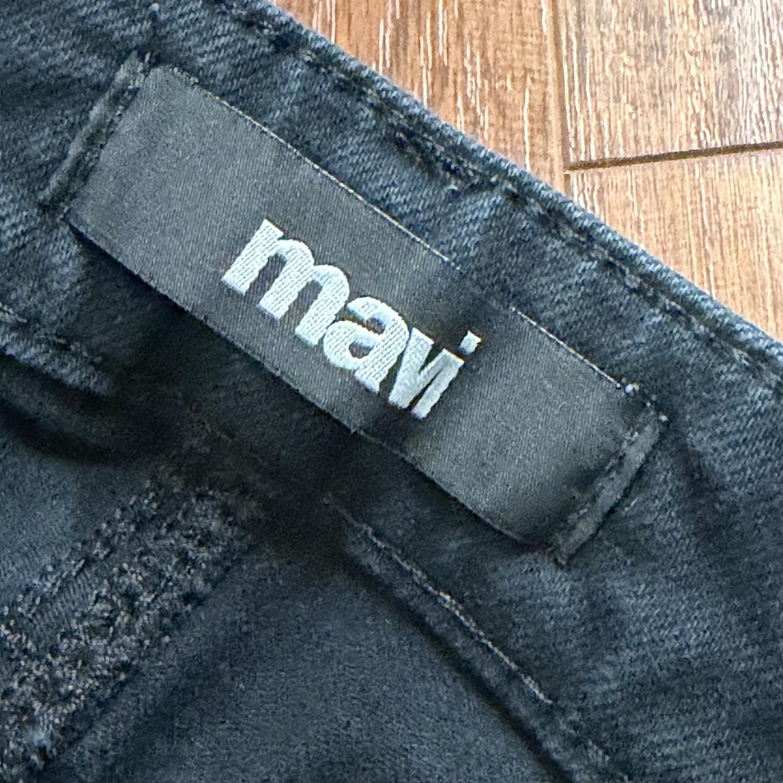 Mavi Jeans Mens 34 Black Straight Leg Slim Fit Stretch Denim Mid Rise Jake