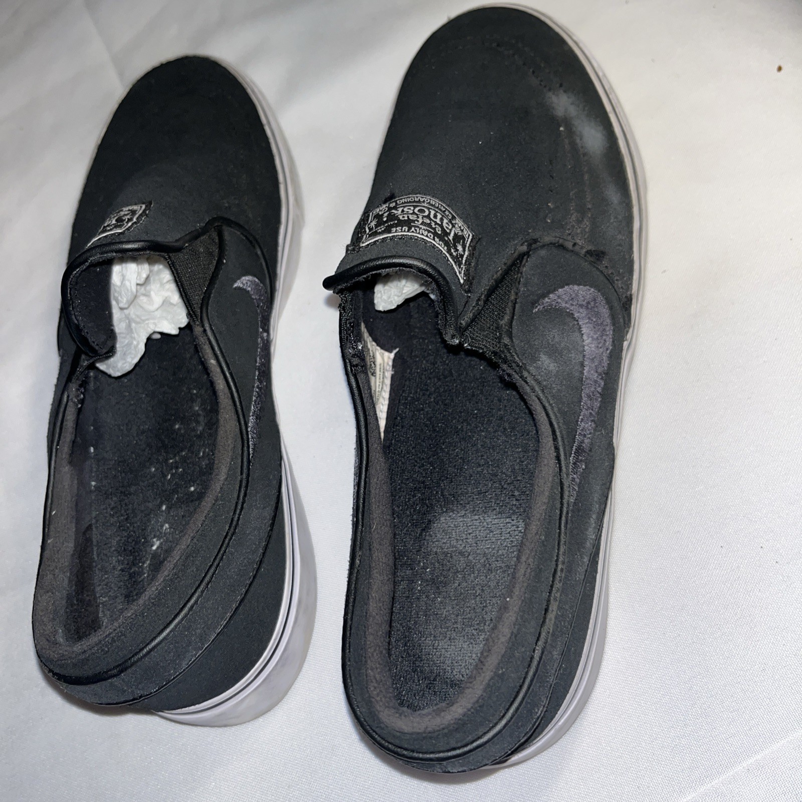 Size 9- Nike Zoom Stefan Janoski+ Slip SB black