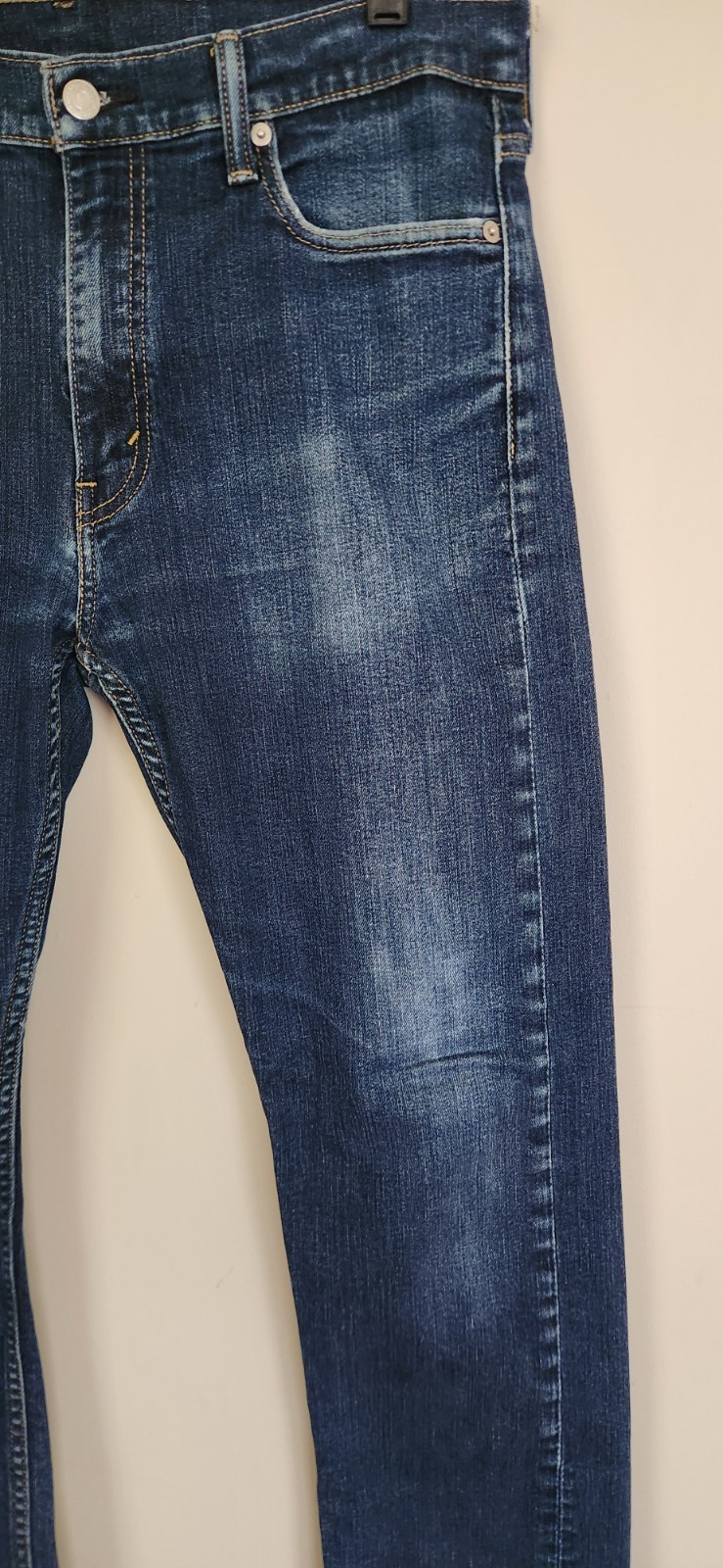 Levi’s 513 Jeans Men’s 33×32 Slim Straight Blue Denim Medium Wash