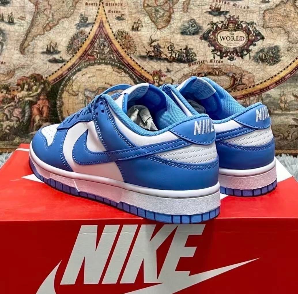 Men’s Nike Dunk Retro “University Blue” Low Top Basketball Shoes US Size 7-12