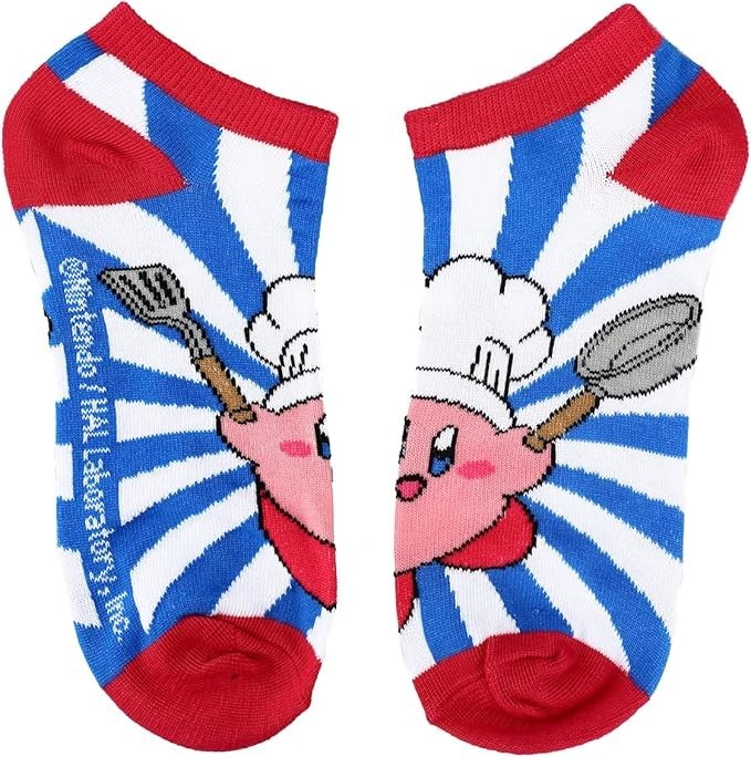 Nintendo Kirby Character Art 5-Pack Women’s Ankle Socks